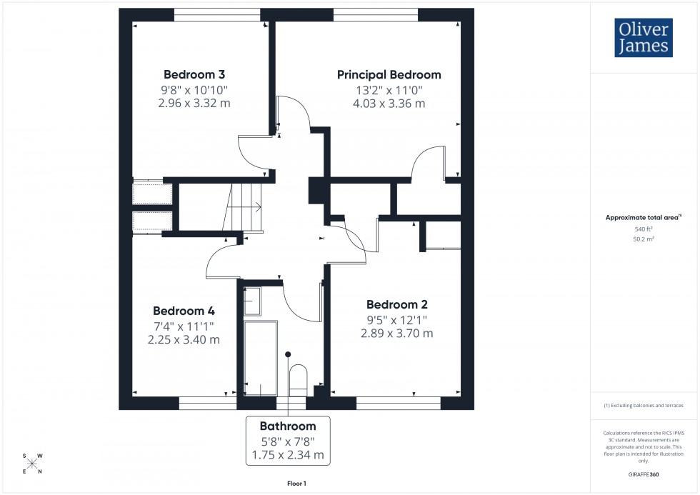 Floorplan for Home Farm Road, Houghton, PE28