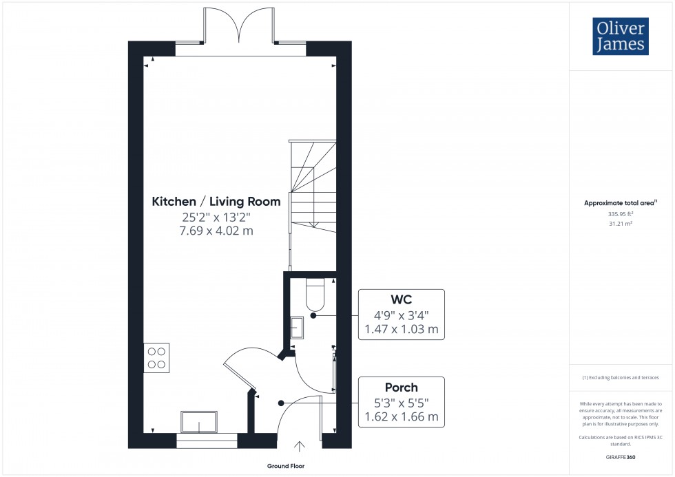 Floorplan for Dovestones, Hampton Water, PE7