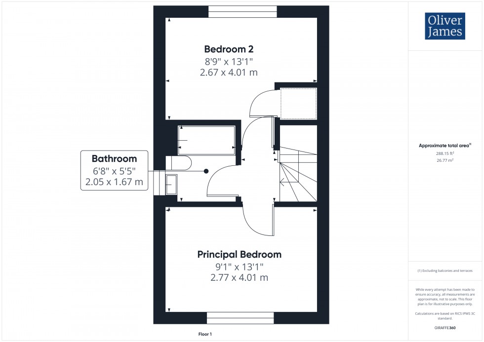 Floorplan for Dovestones, Hampton Water, PE7
