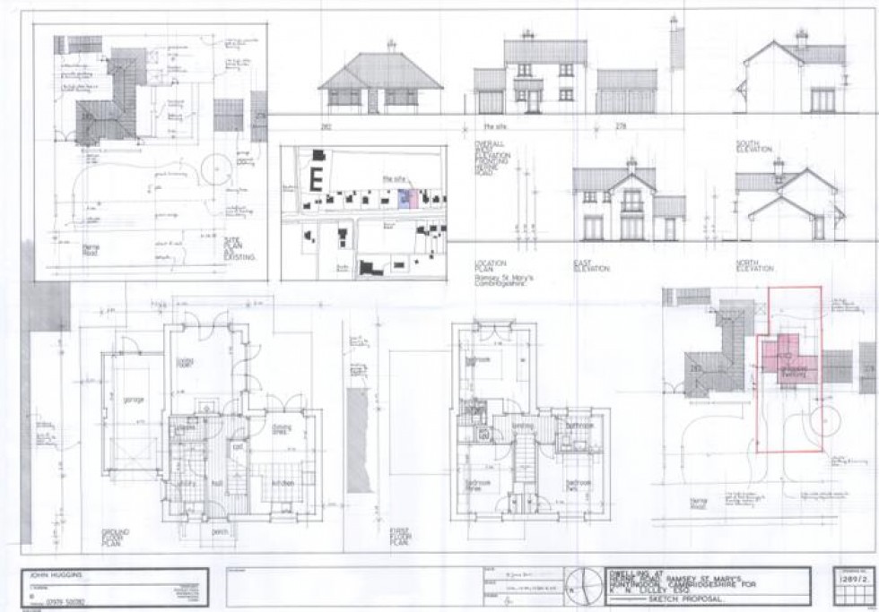 Floorplan for Herne Road, Ramsey St Mary's, Cambridgeshire.