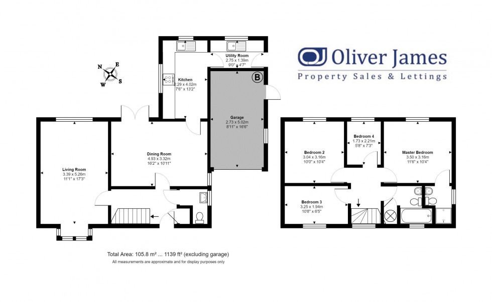 Floorplan for Newton Road, Sawtry, Cambridgeshire.