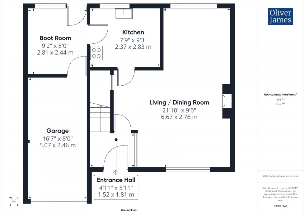 Floorplan for Fairey Avenue, Godmanchester, PE29