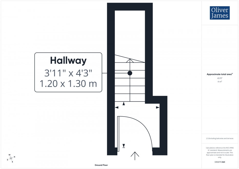 Floorplan for The Shrubbery, Huntingdon, PE29
