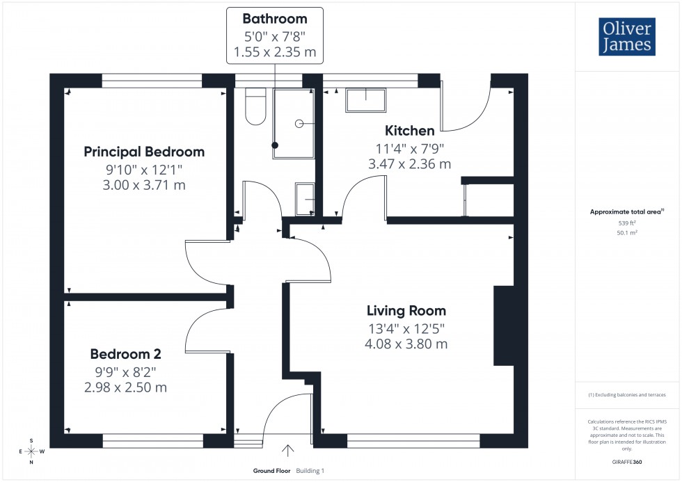 Floorplan for Moyne Road, Sawtry, PE28