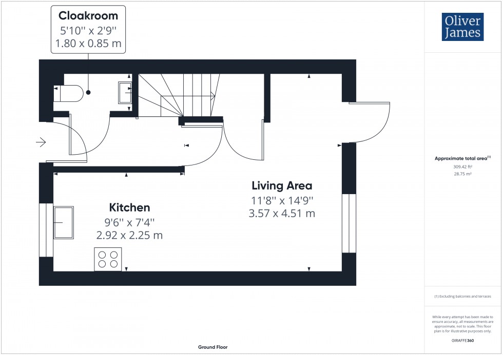 Floorplan for Cartwright Close, Alconbury Weald, PE28