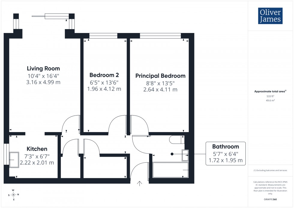 Floorplan for Brampton Road, Millfield Court Brampton Road, PE29