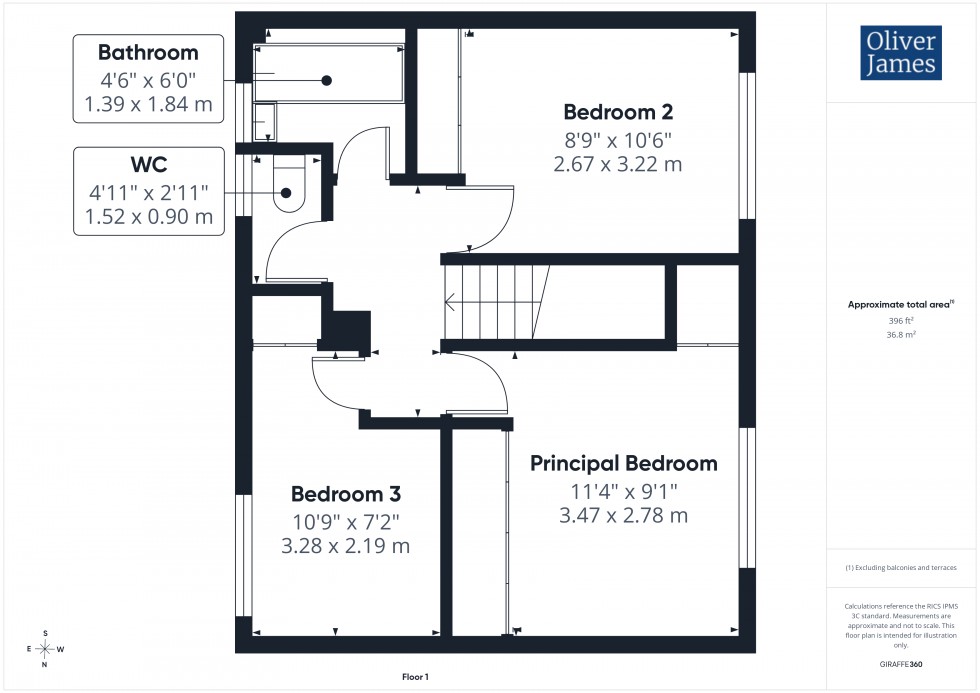 Floorplan for Kent Road, Huntingdon, PE29