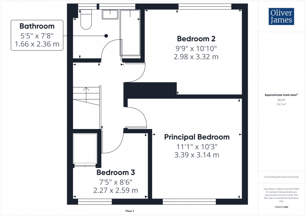 Floorplan for Moyne Road, Sawtry, PE28