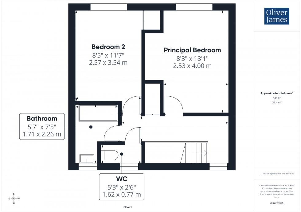 Floorplan for Nene Road, Huntingdon, PE29