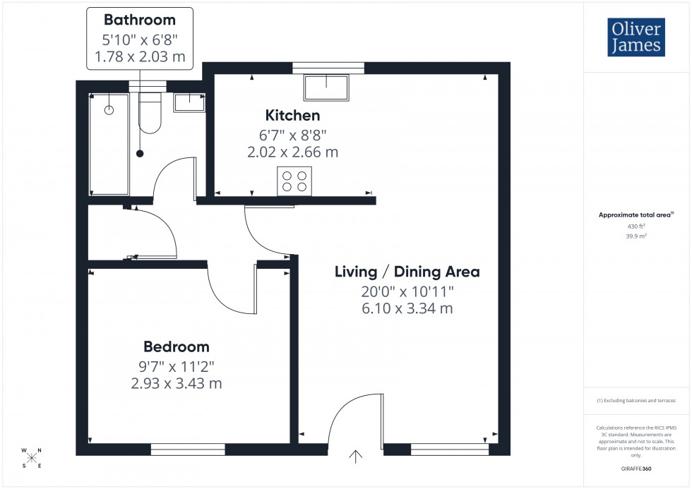 Floorplan for Robbs Walk, St. Ives, PE27