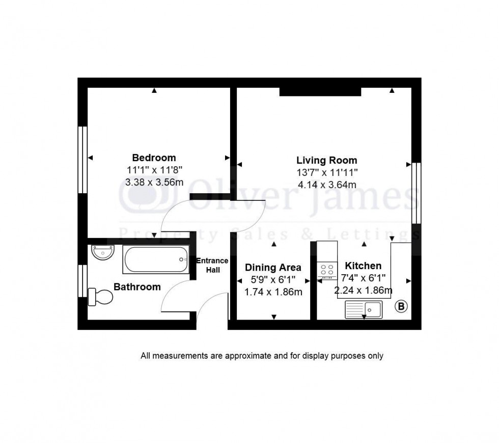 Floorplan for Bridge Place, Godmanchester