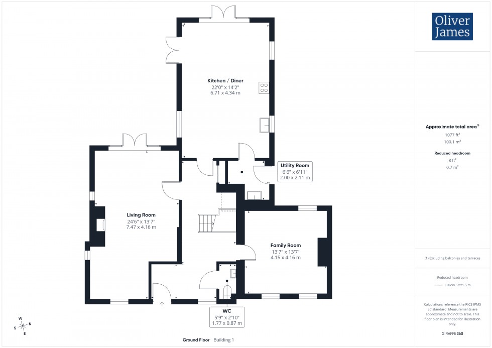Floorplan for Main Street, Old Weston, PE28