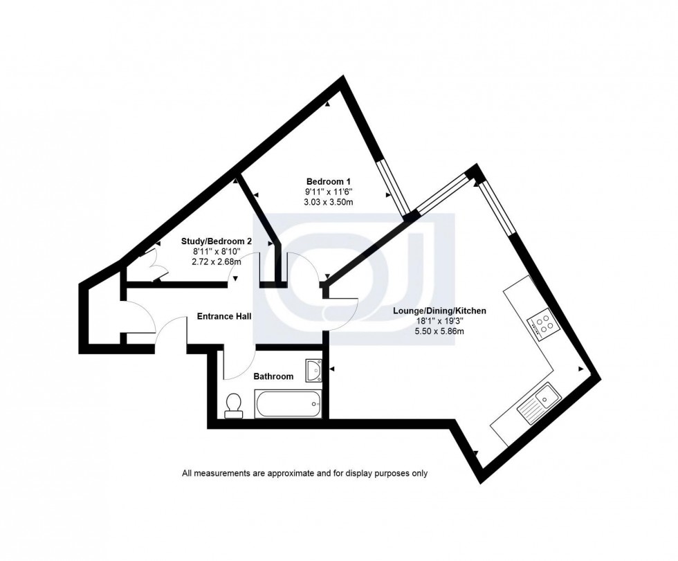Floorplan for Hawkins Court, Huntingdon
