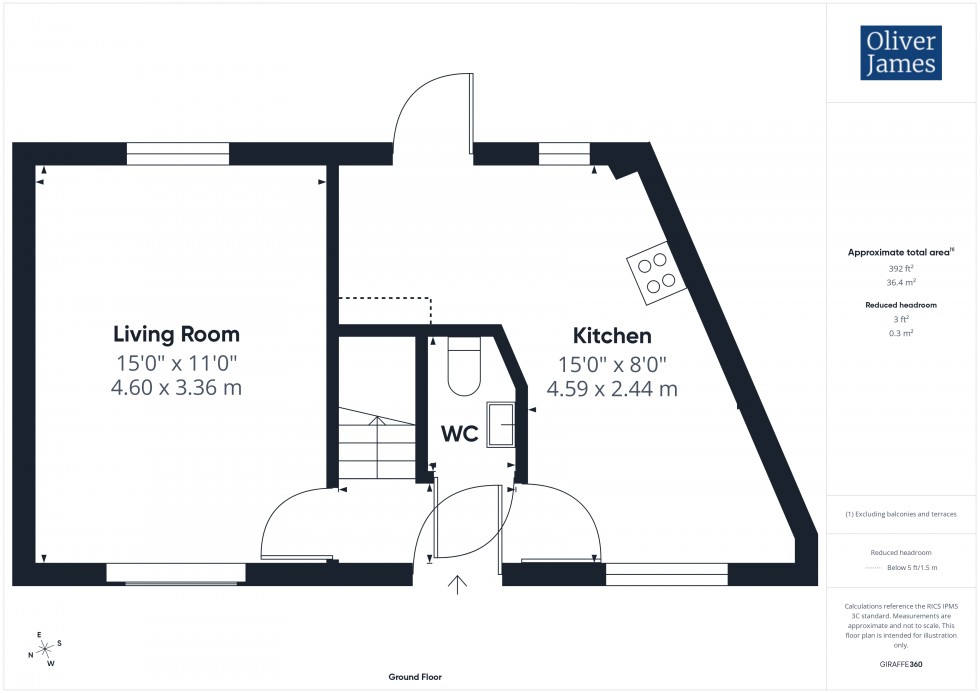 Floorplan for Beaton Crescent, Huntingdon, PE29