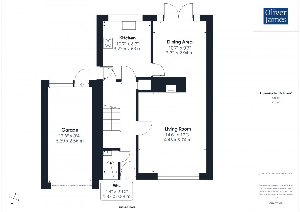 Floorplan for Great North Road, Alconbury, PE28