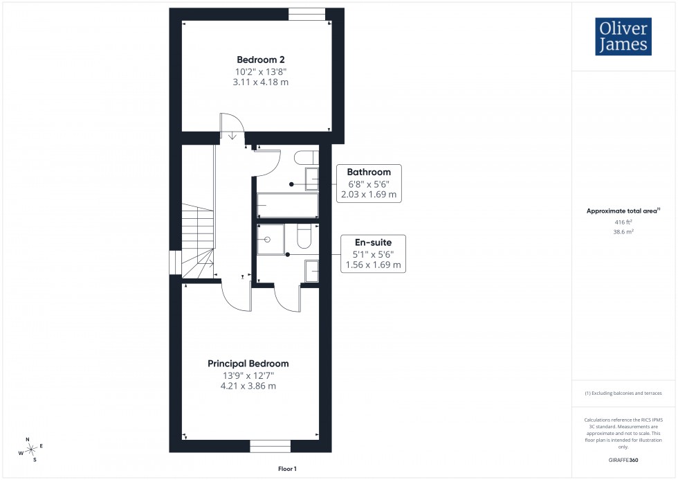 Floorplan for East Street, St. Ives, PE27