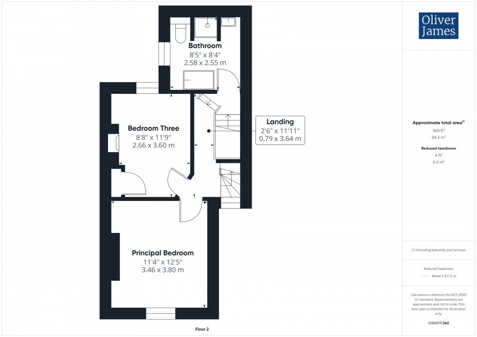 Floorplan for South Street, Huntingdon, PE29