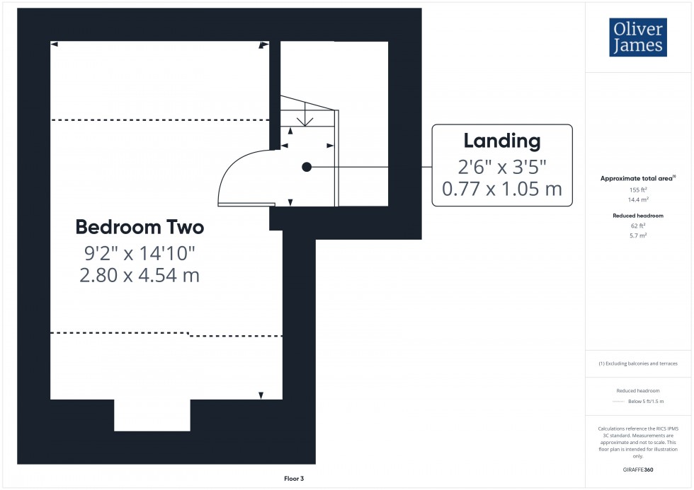 Floorplan for South Street, Huntingdon, PE29