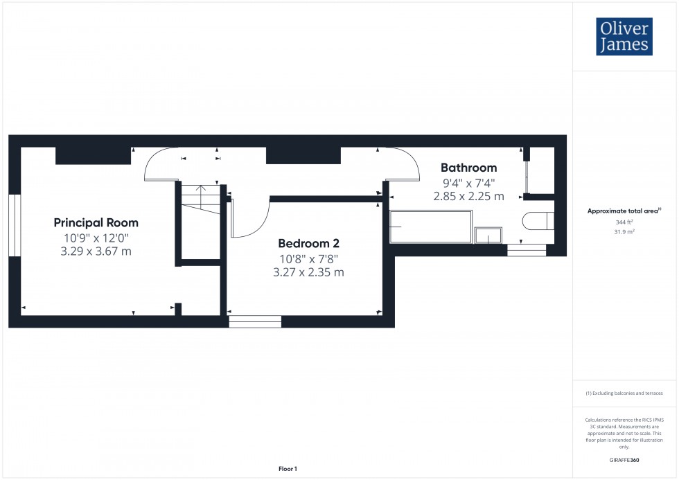 Floorplan for St. Anns Lane, Godmanchester, PE29
