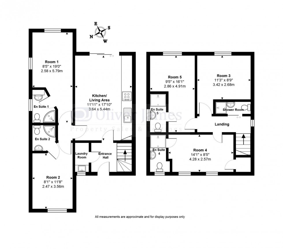 Floorplan for Bradley Road, Hinchingbrooke Park, Huntingdon
