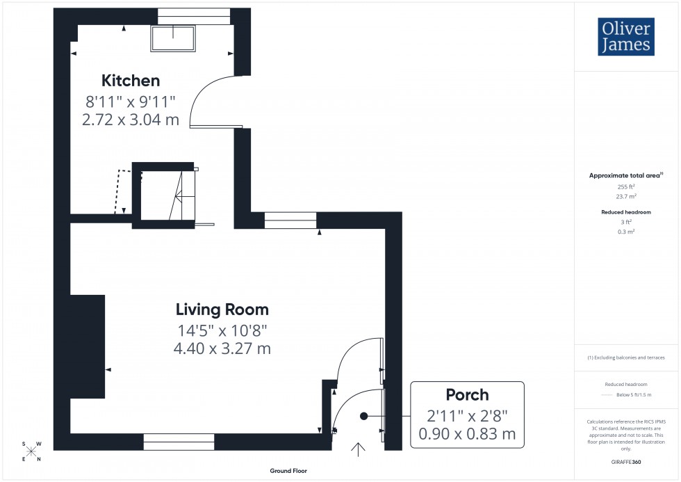 Floorplan for St. Johns Street, Huntingdon, PE29
