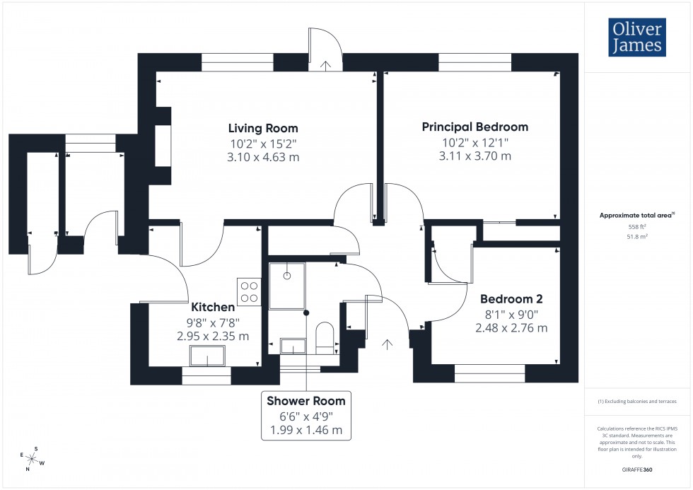 Floorplan for Gains Lane, Great Gidding, PE28
