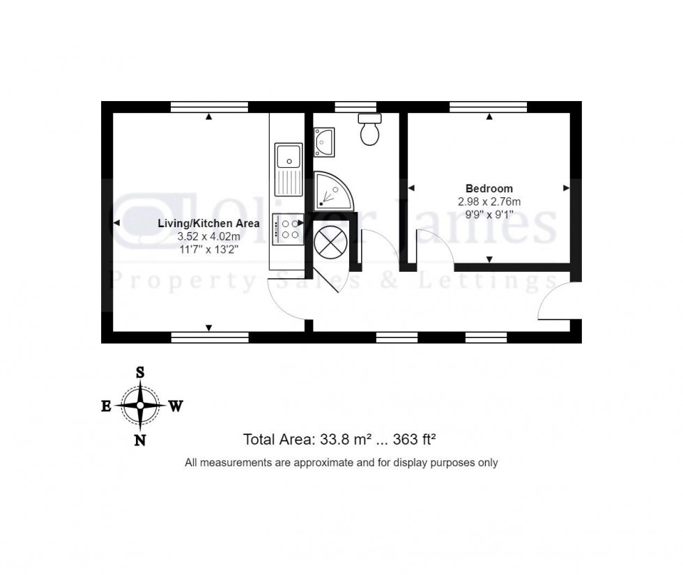 Floorplan for Hunts End Court, Buckden, Cambridgshire.