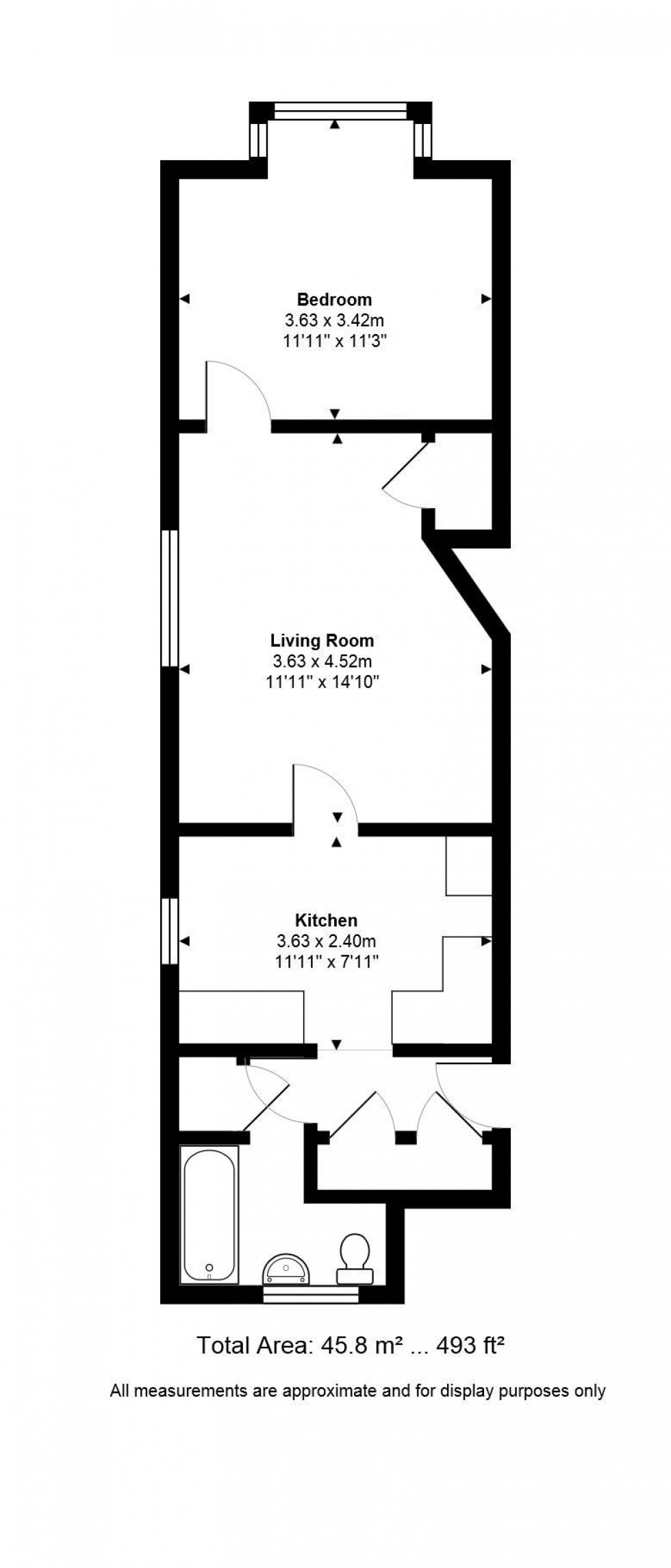Floorplan for Old Great North Road, Sawtry