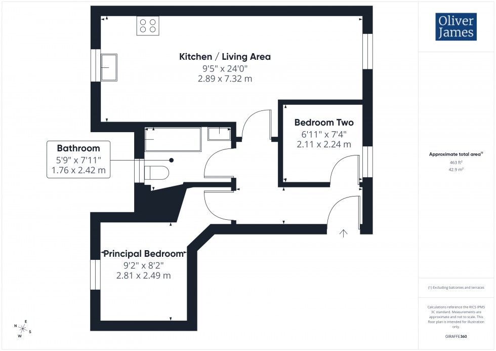 Floorplan for High Street, Huntingdon, PE29