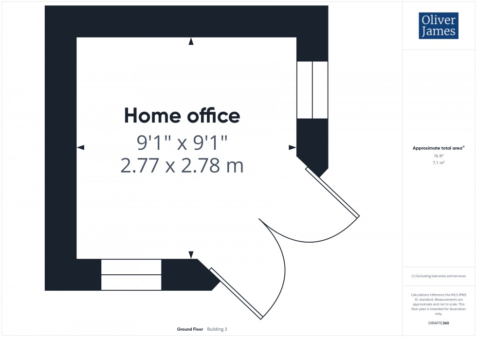 Floorplan for Chestnut Close, Sawtry, PE28