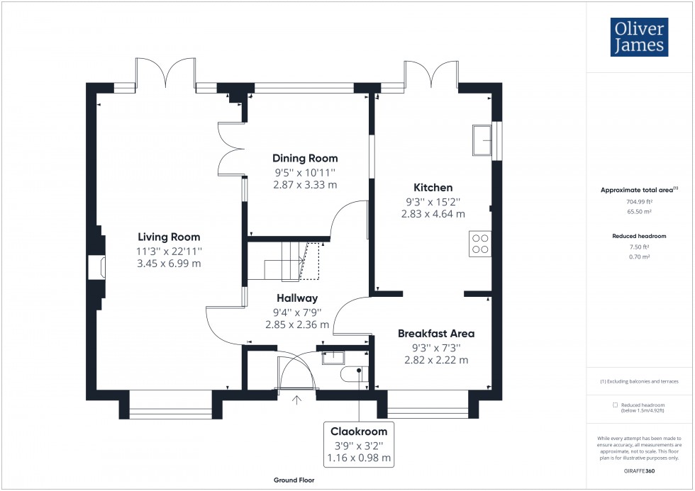 Floorplan for St. Judiths Lane, Sawtry, PE28
