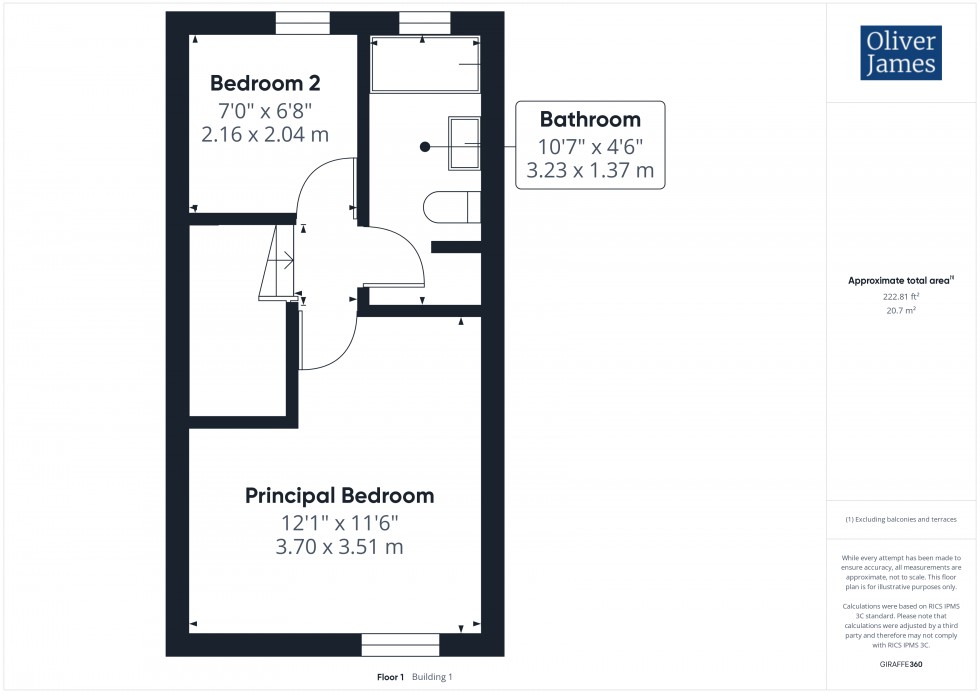 Floorplan for Hudpool, Godmanchester, PE29