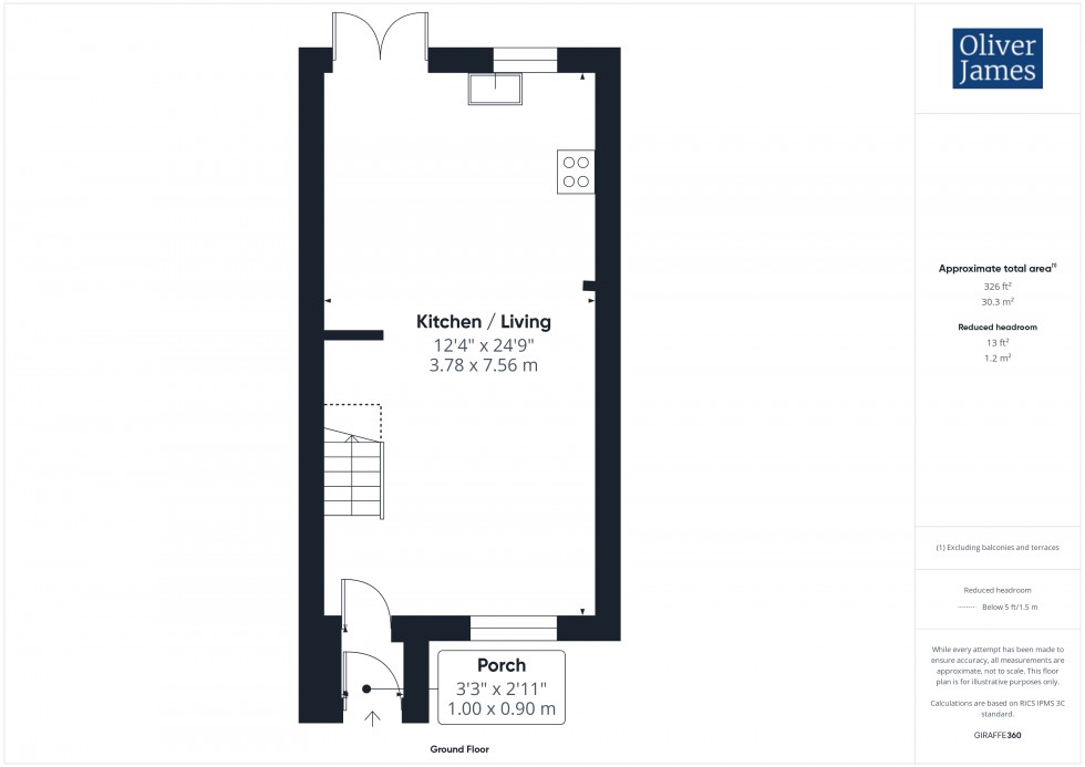 Floorplan for Alder Drive, Huntingdon, PE29