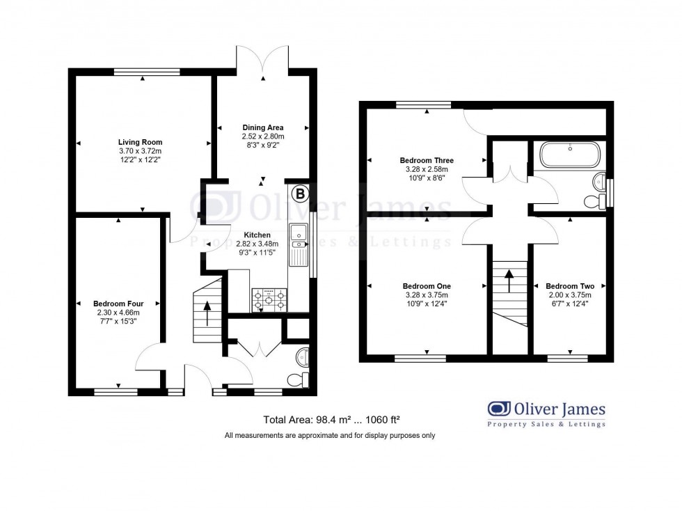 Floorplan for Ainsdale Drive, Peterborough