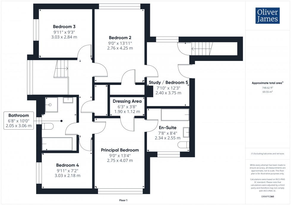 Floorplan for Taylors Lane, Buckden, PE19