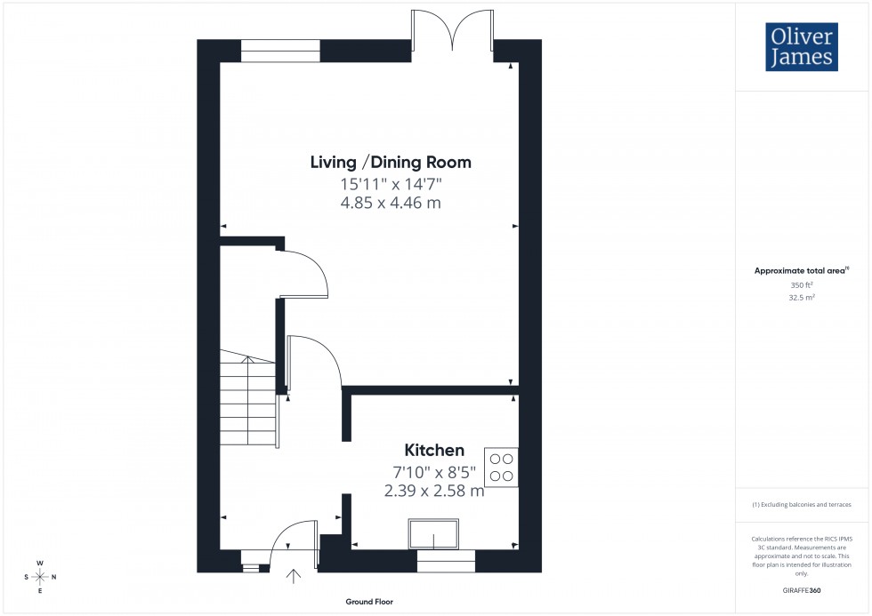 Floorplan for Eagle Way, Hartford, PE29