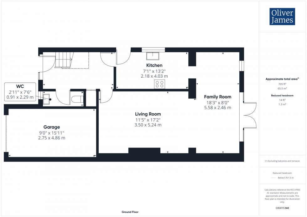 Floorplan for Sapcote Way, Sawtry, PE28