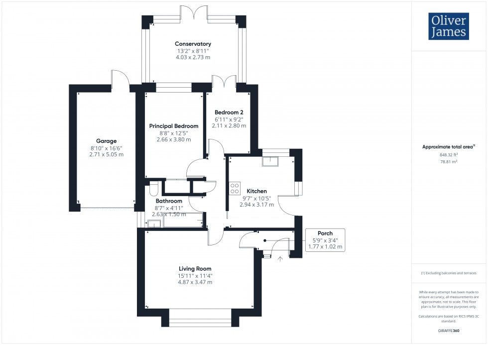 Floorplan for Beaumaris Road, Sawtry, PE28