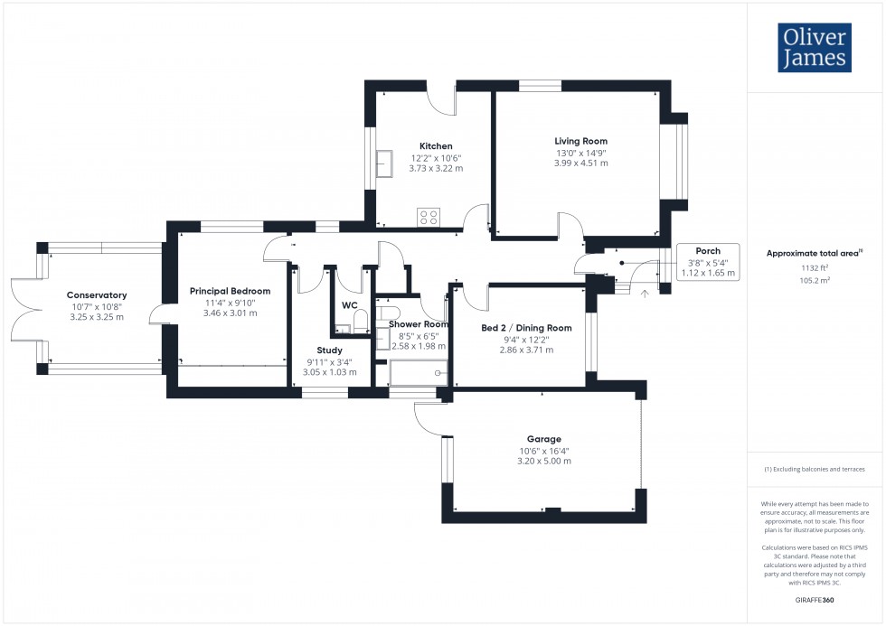 Floorplan for Desborough Road, Hartford, PE29
