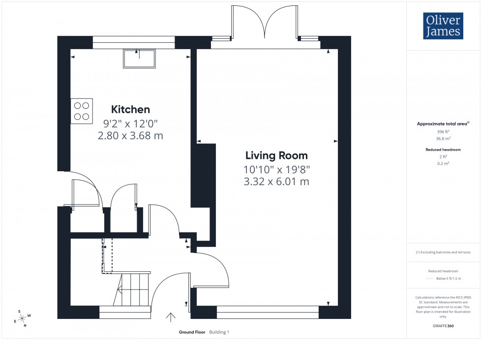 Floorplan for Park Way, Offord Cluny, PE19