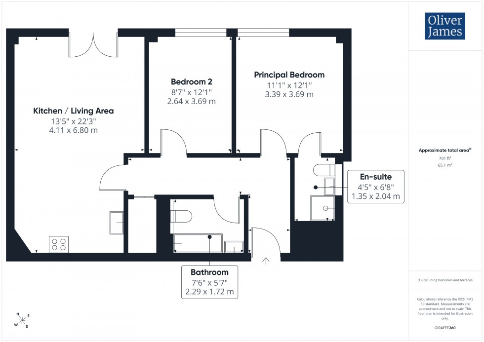 Floorplan for Princes Street, Huntingdon, PE29