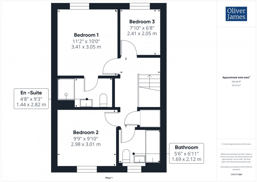 Floorplan for Griffin Road, Brampton, PE28