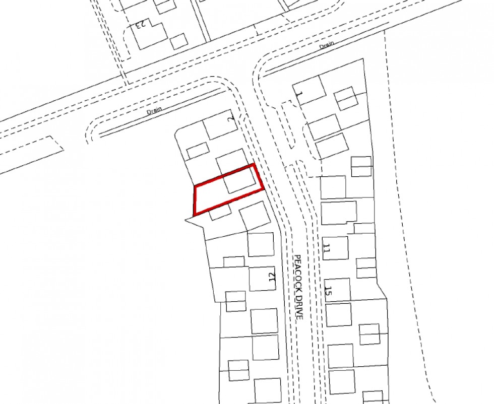 Floorplan for Peacock Drive, Sawtry, PE28