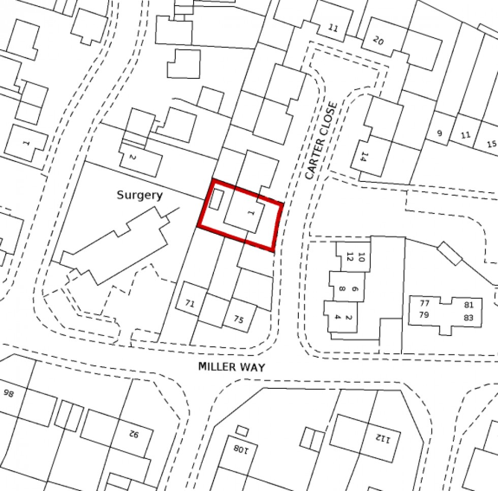 Floorplan for Carter Close, Brampton, PE28