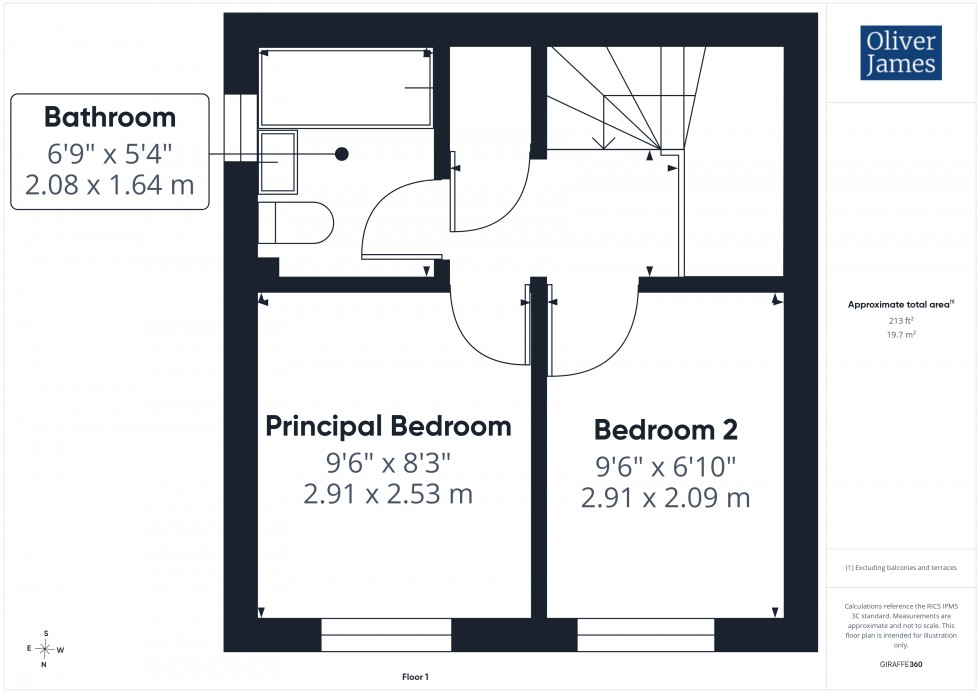 Floorplan for Stanch Hill Road, Sawtry, PE28