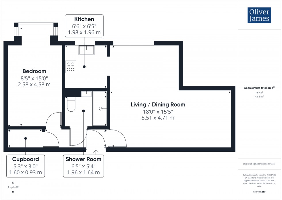 Floorplan for Brampton Road, Millfield Court Brampton Road, PE29