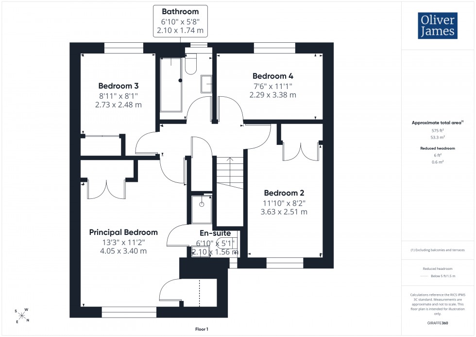 Floorplan for Falcon Drive, Hartford, PE29
