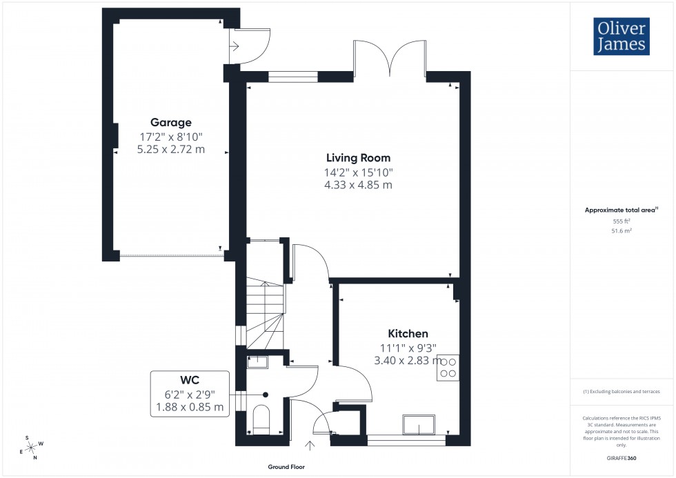 Floorplan for Harlech Court, Thrapston, NN14