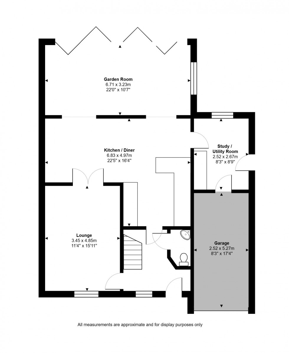 Floorplan for Pasture Close, Warboys, PE28