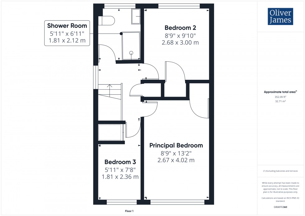 Floorplan for Papyrus Way, Sawtry, PE28